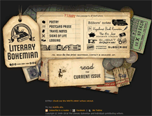Tablet Screenshot of literarybohemian.com